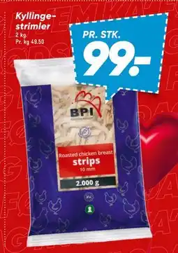 Bilka Kylling estrimler, DKK 99 tilbud