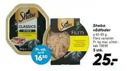 Bilka Sheba vådfoder, DKK 25 tilbud