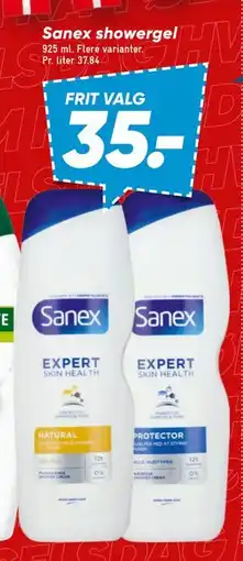Bilka Sanex showergel, DKK 35 tilbud