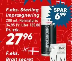 Bilka Sterling imprægnering, DKK 27.96 tilbud