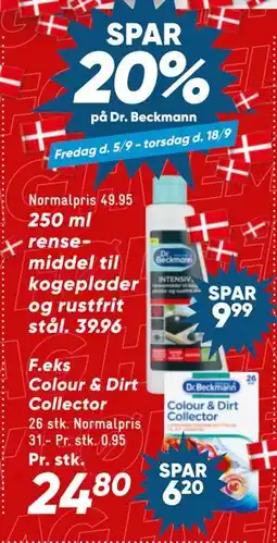 Bilka SPAR20% på Dr. Beckmann tilbud
