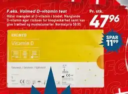 Bilka Valmed D-vitamin test, DKK 47.96 tilbud