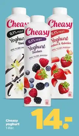 Netto Cheasy yoghurt, DKK 14 tilbud
