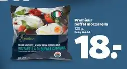Netto Premieur bøffel mozzarella, DKK 18 tilbud