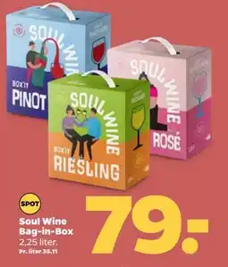Netto Soul Wine Bag-in-Box, DKK 79 tilbud