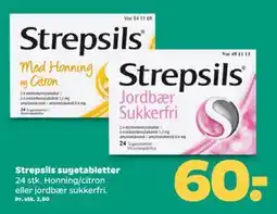 Netto Strepsils sugetabletter, DKK 60 tilbud