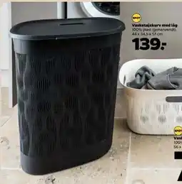 Netto Vasketøjskurv med låg, DKK 139 tilbud