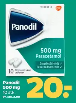 Netto Panodil 500 mg, DKK 20 tilbud