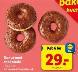 Lidl Donut med chokolade, App-pris tilbud