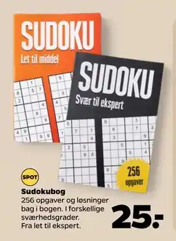 Netto Sudokubog, DKK 25 tilbud