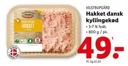 Lidl Hakket dansk kyllingekød, DKK 49 tilbud
