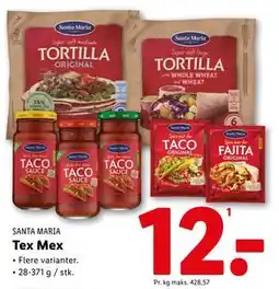 Lidl Tex Mex, DKK 12 tilbud