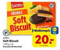 Lidl Soft Biscuit, DKK 24.95, App-pris tilbud