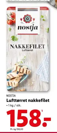 Lidl Lufttørret nakkefilet, DKK 158 tilbud