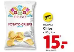 Lidl Chips, DKK 15 tilbud