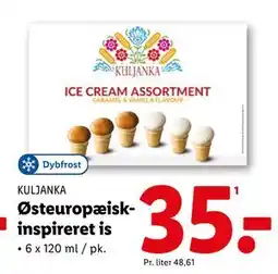 Lidl Østeuropæiskinspireret is, DKK 35 tilbud