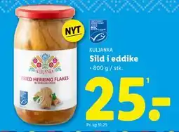 Lidl Sild i eddike, DKK 25 tilbud