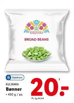 Lidl Bønner, DKK 20 tilbud