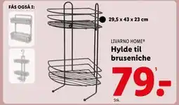 Lidl Hylde til bruseniche, DKK 79 tilbud