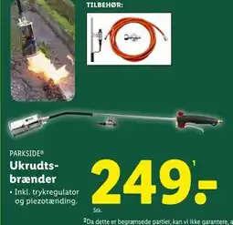 Lidl Ukrudtsbrænder, DKK 249 tilbud