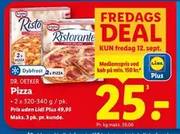 Lidl Pizza, DKK 49.95, App-pris tilbud