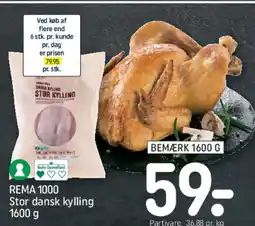 REMA 1000 REMA 1000 Stor dansk kylling tilbud
