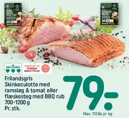 REMA 1000 Frilandsgris Skinkeculotte med ramsløg & tomat eller flæskesteg med BBQ rub tilbud