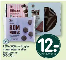 REMA 1000 REMA 1000 romkugler mazarintærte eller træstammer tilbud