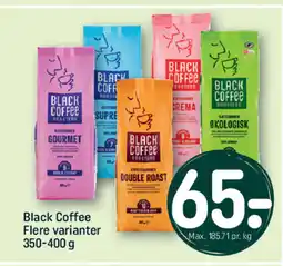 REMA 1000 Black Coffee Flere varianter tilbud