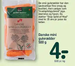 REMA 1000 Danske mini gulerødder tilbud