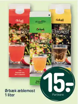REMA 1000 Ørbæk æblemost tilbud