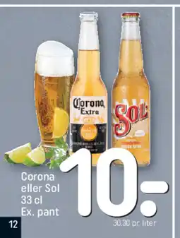 REMA 1000 Corona eller Sol tilbud