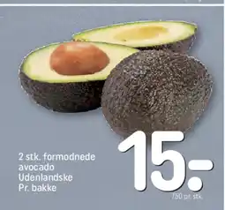 REMA 1000 2 stk. formodnede avocado Udenlandske tilbud