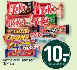 REMA 1000 Nestlé eller Fazer bar tilbud