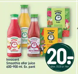 REMA 1000 Innocent Smoothie eller juice tilbud