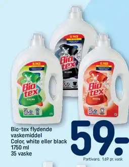 REMA 1000 Bio-tex flydende vaskemiddel Color, white eller black tilbud