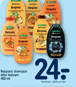 REMA 1000 Respons shampoo eller balsam tilbud