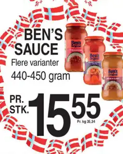 ABC Lavpris BEN'S SAUCE tilbud