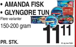 ABC Lavpris AMANDA FISK • GLYNGØRE TUN tilbud
