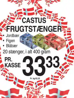 ABC Lavpris CASTUS FRUGTSTÆNGER tilbud