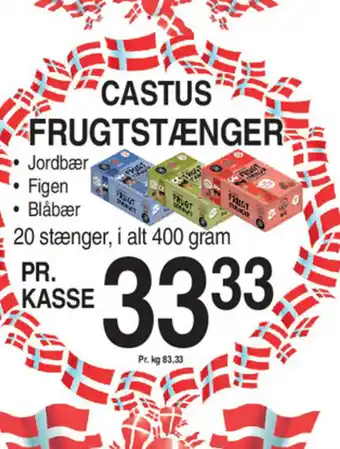 ABC Lavpris CASTUS FRUGTSTÆNGER tilbud
