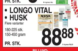 ABC Lavpris LONGO VITAL • HUSK tilbud