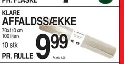 ABC Lavpris KLARE AFFALDSSÆKKE tilbud