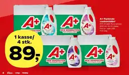 Kvickly A+ flydende vaskemiddel tilbud