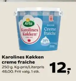 Kvickly Karolines Creme Køkken fraiche tilbud