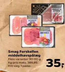 Kvickly Smag Forskellen middelhavspålæg tilbud