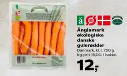Kvickly Änglamark økologiske danske gulerødder tilbud