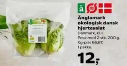 Kvickly Änglamark økologisk dansk hjertesalat tilbud
