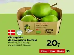 Kvickly Økologiske danske pærer fra Fejø tilbud