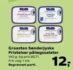 Kvickly Graasten Sønderjyske Fristelser pålægssalater tilbud